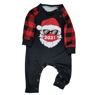 Christmas Parent-child Wear Suit Pajamas