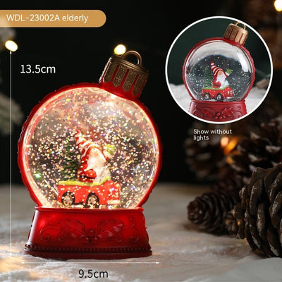 Christmas Holiday Decorations Luminous Simulation Flat Light LED Decoration Scene Layout Flame Light Home Decor